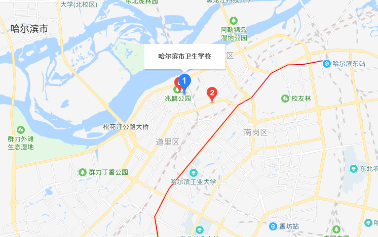 哈爾濱市衛(wèi)生學(xué)校地址、校園在哪里