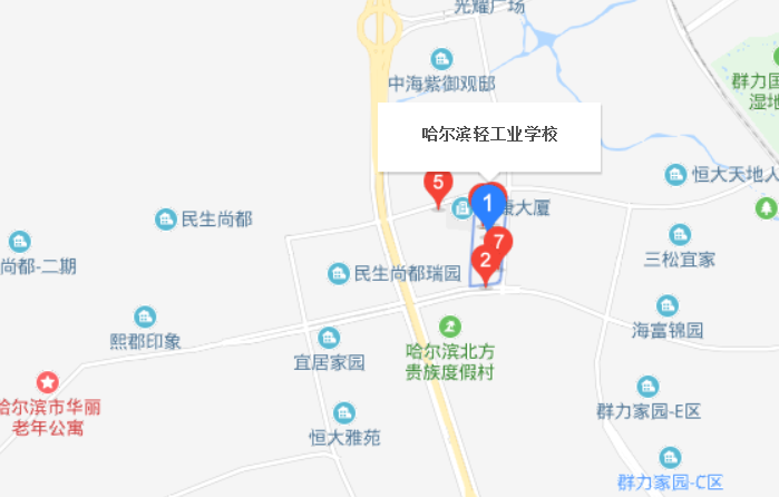 哈爾濱輕工業(yè)學(xué)校地址、校園在哪里