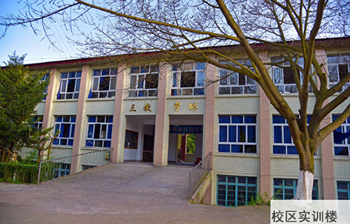 重慶春琿人文技工學校校區(qū)實訓樓圖片