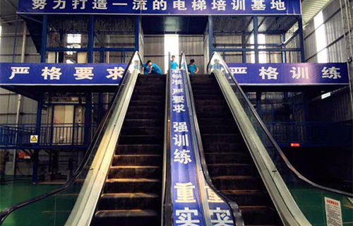 重慶新渝技工學校電梯專業(yè)實訓圖片