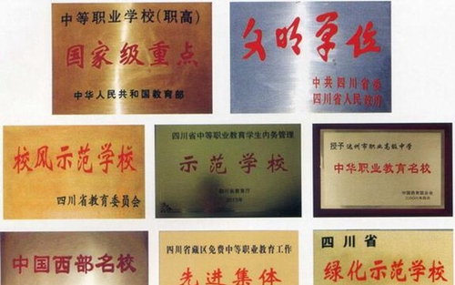 達州市職業(yè)高級中學(xué)(達州職高)榮譽
