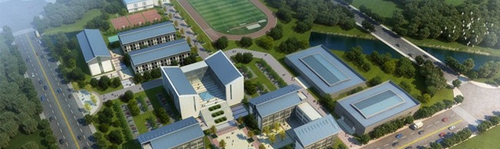 雅安市職業(yè)高級中學(雅安職高)鳥瞰校園