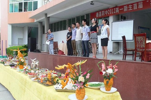 四川省德昌縣職業(yè)高級(jí)中學(xué)（德昌職高）烹飪專業(yè)新生專業(yè)展示