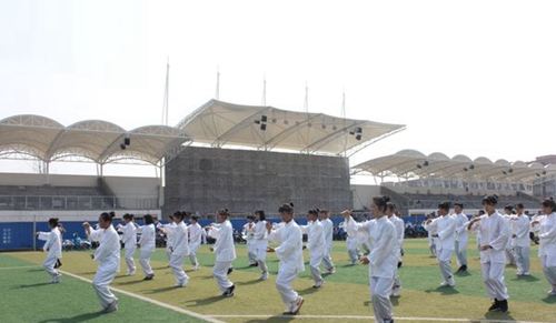 成都市工程職業(yè)技術(shù)學(xué)校(青白江技師學(xué)院)太極拳表演