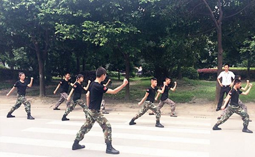四川核工業(yè)技師學院成都溫江校區(qū)軍體拳