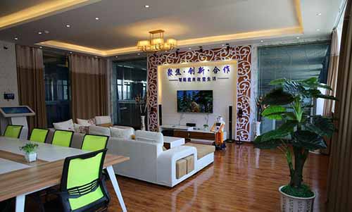 重慶城市職業(yè)學院智能家居體驗廳2
