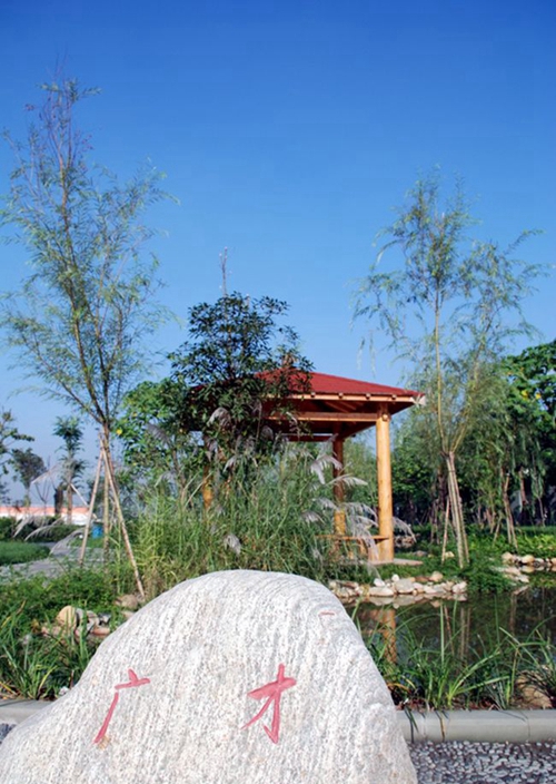 成都樹德中學(xué)光華校區(qū)校園涼亭2