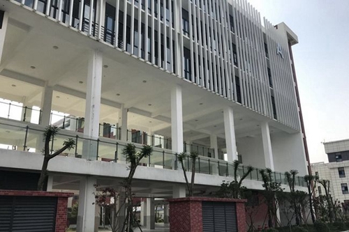 北二外成都附中校園一角
