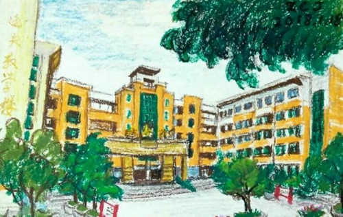 四川省簡(jiǎn)陽(yáng)中學(xué)校園速寫(xiě)2