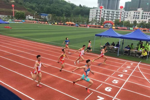 四川大學附屬中學(成都12中)100米決賽