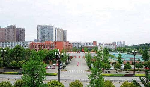 成都市新都香城中學校門