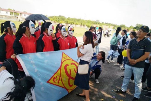 成都高新三岔中學校園活動
