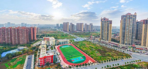 成都市實驗中學(xué)校園鳥瞰