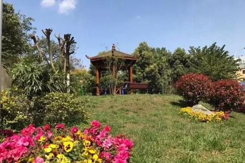 成都市第三十八中學校校園涼亭