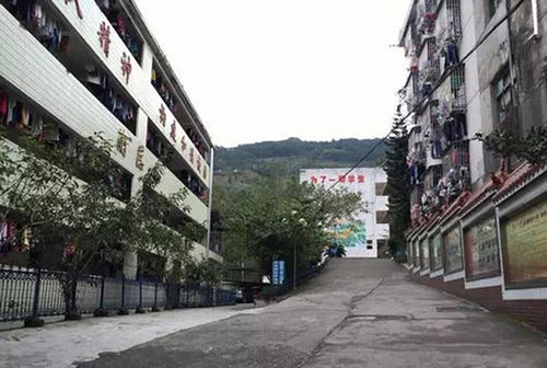 重慶云陽縣南溪中學(xué)校園環(huán)境